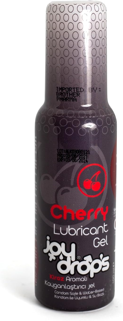 JOY DROPS Cherry Lubricant Gel 100ml bottle