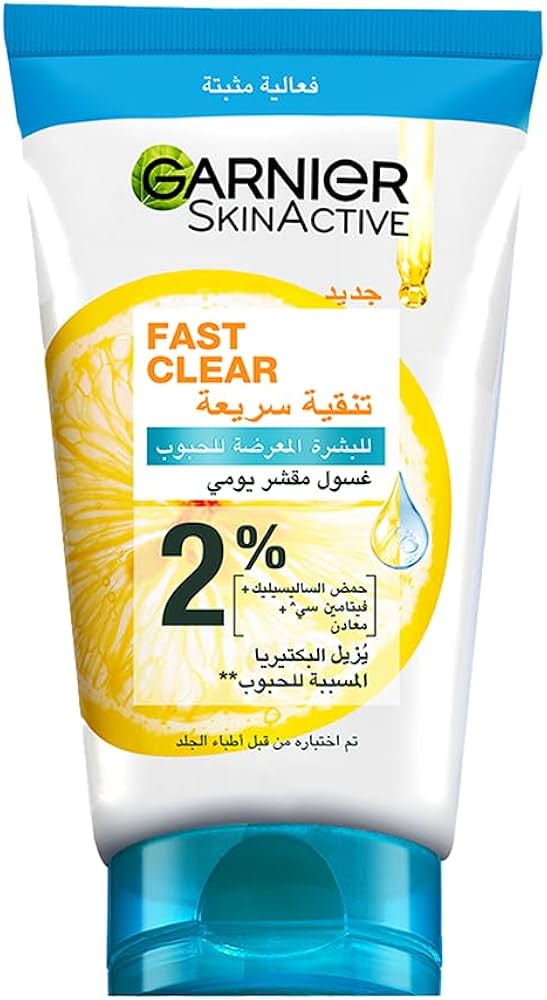 Garnier Fast Clear Acne Prone Skin Wash 150ml