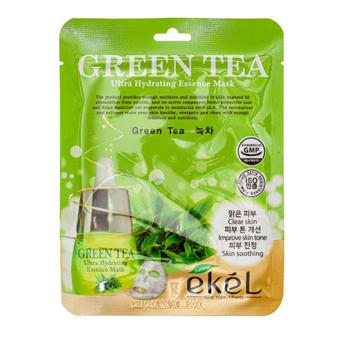 EKEL GREEN TEA ULTRA HYDRATING ESSENCE SHEET MASK