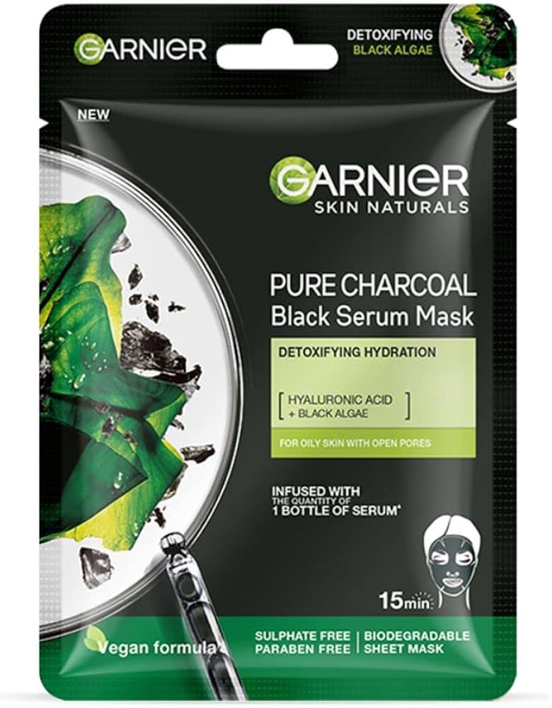 GARNIER SKIN ACTIVE PURE CHARCOAL MASK 28G