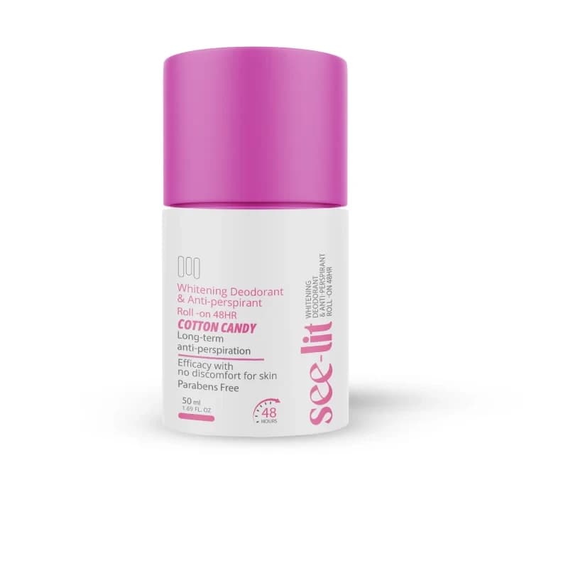 SEE-LIT DEO ROLL ON COTTON CANDY 50ML (1+1)