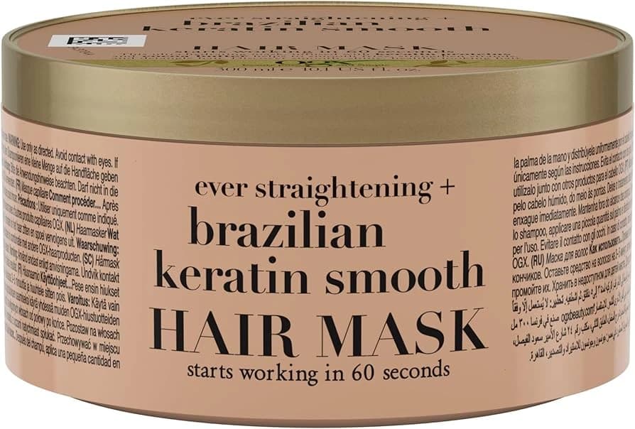 OGX BRAZILIAN KERATIN SMOOTH HR.MASK.300ML