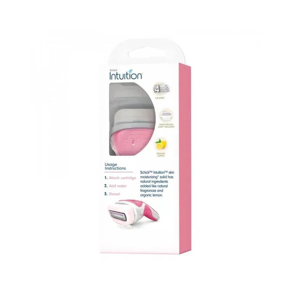 SCHICK INTUITION LEMON BERRY BREEZE REZOR PINK 2 PCS/4 BLADE