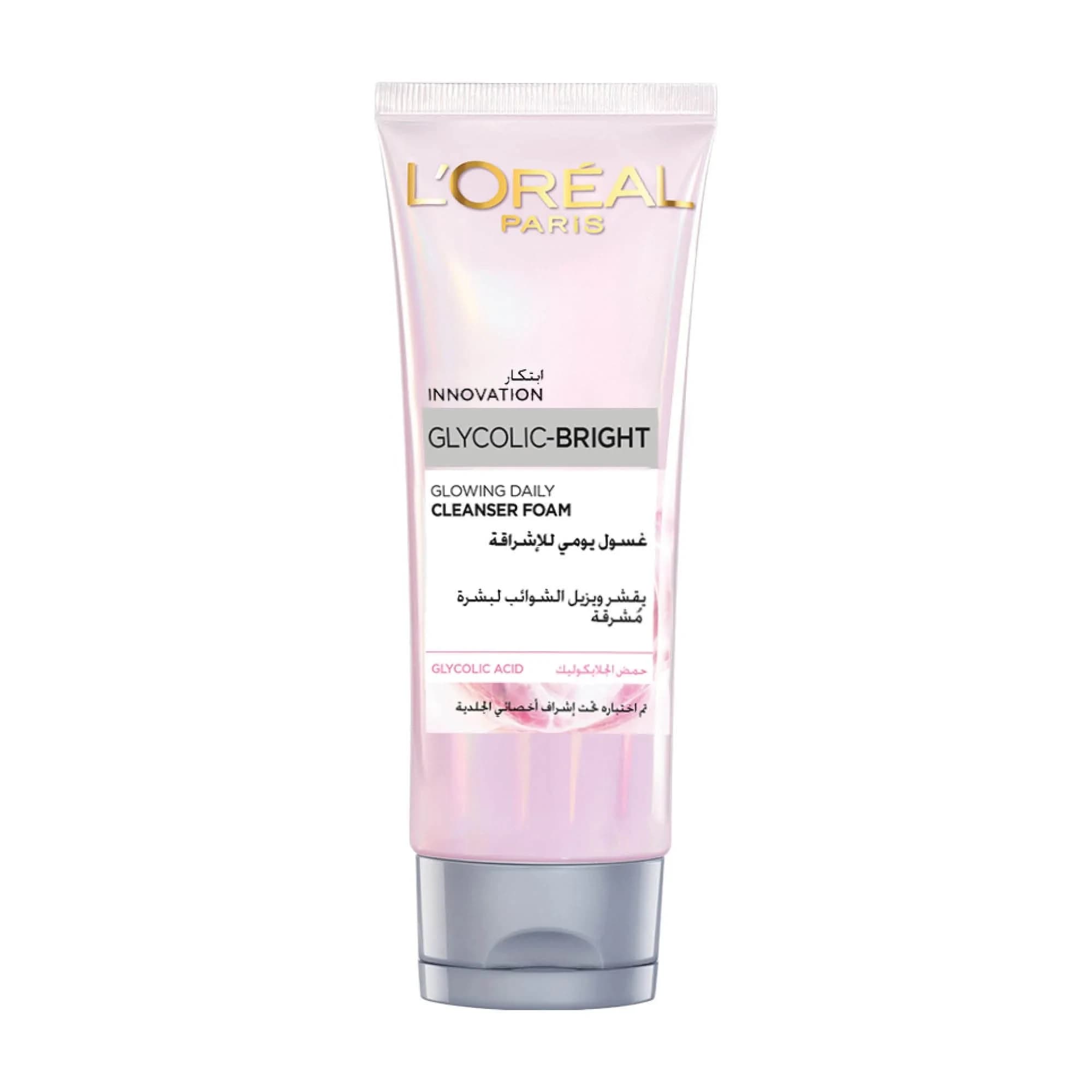 LOREAL GLYCOLIC-BRIGHT CLEANSER FOAM 100ML