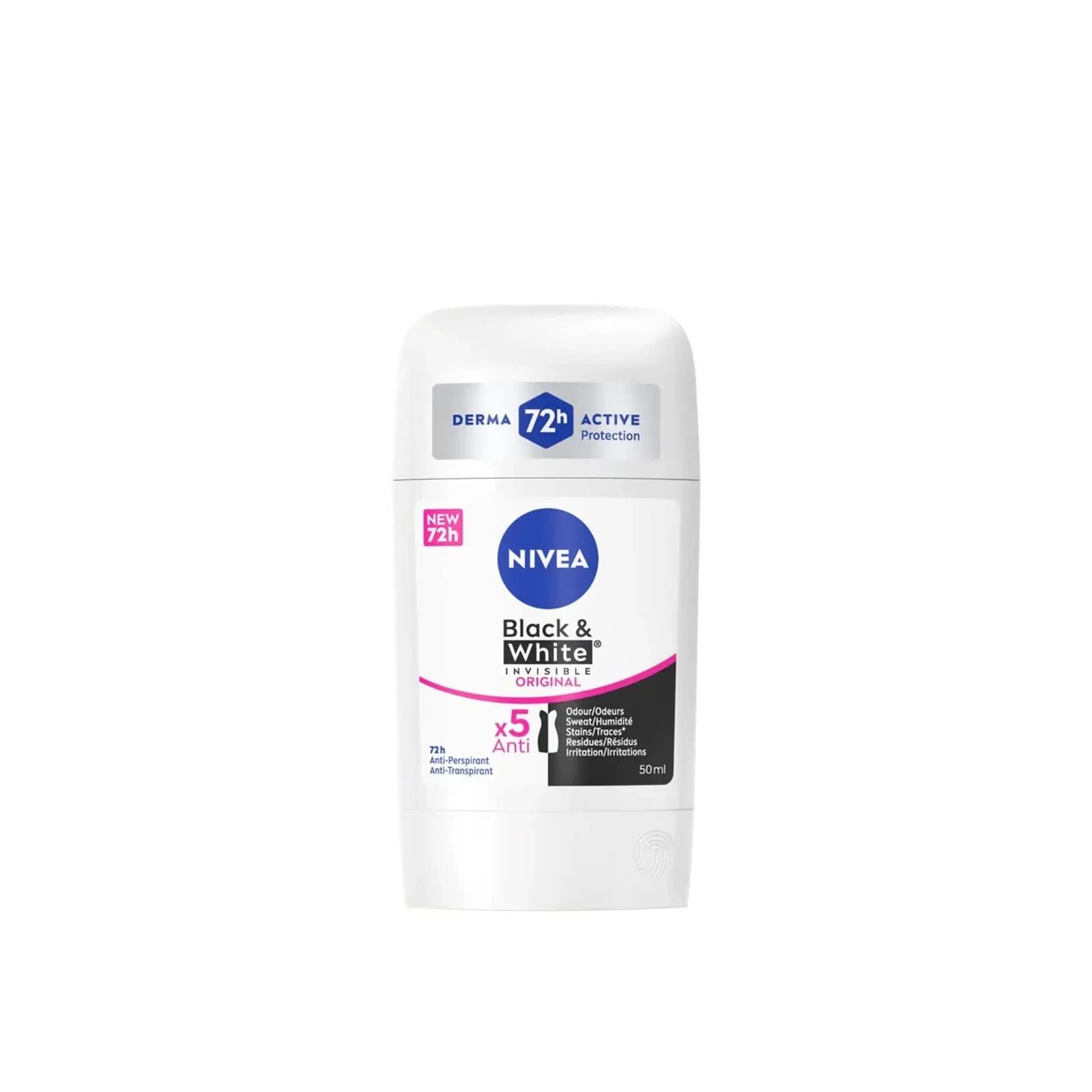 NIVEA  BLACK&WHITE DEO.STICK F/M 50M