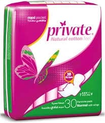 PRIVATE MAXI POCKET NORMAL 30PADS