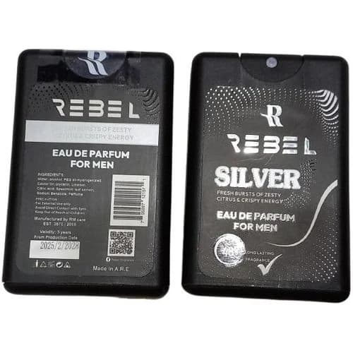 REBEL SILVER EAU DE PARFUM FOR MEN 20ML