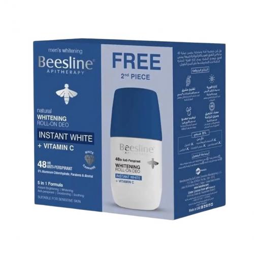 BEESLINE INSTANT WHITE +VIT-C ROLL-ON 50/ML@2PCS