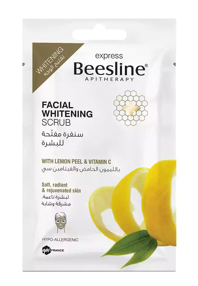BEESLINE FACIAL WHITENING SCRUB LIMON&VIT.C 8GM