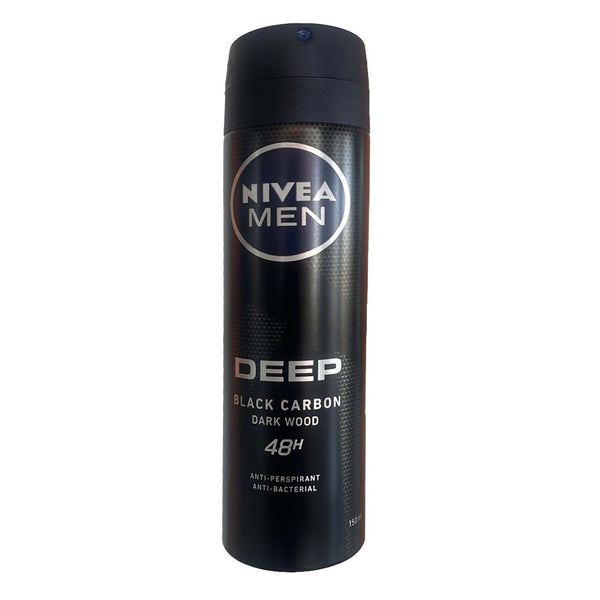 NIVEA DEEP Black Carbon Dark Wood Spray 150ml
