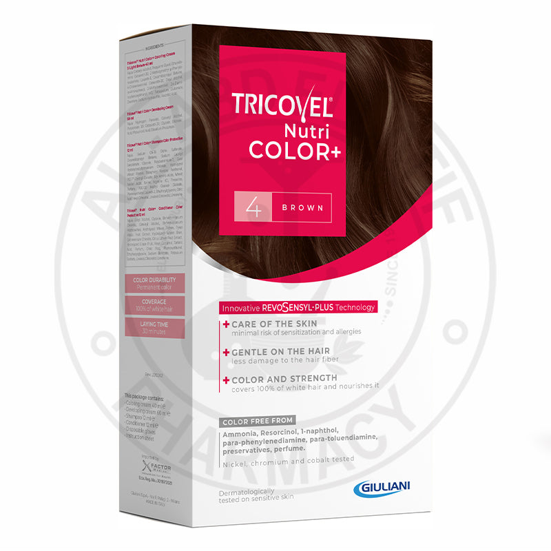 TRICOVEL NUTRI COLOR+  BROWN NO/4