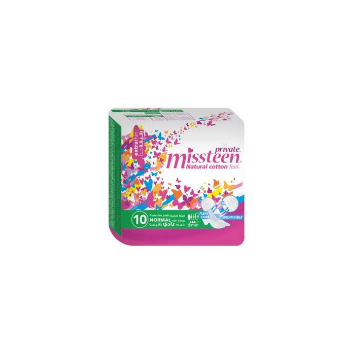 PRIVATE MISS TEEN NORMAL10PCS for comfortable period protection