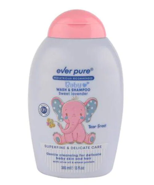 EVER PURE KIDS WASH& SHAMPOO385ML