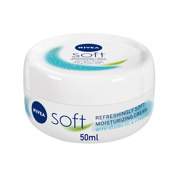 NIVEA SOFT MOIST. CR 50M moisturizing cream jar