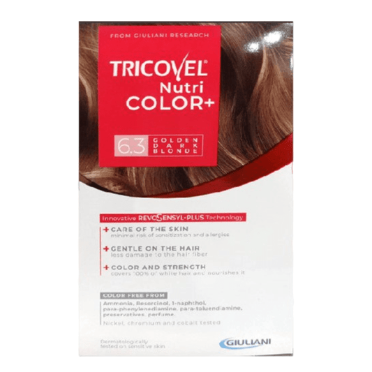 TRICOVEL NUTRI COLOR+ GOLDEN DARK BLONDE NO/6.3