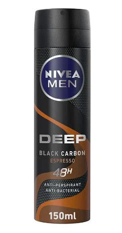 NIVEA MEN DEEP BLACK CARBON ESPRESSO SP150/ML