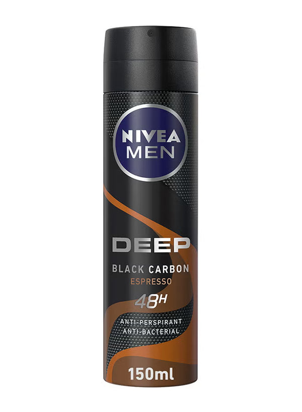 NIVEA DEEP Black Carbon Deodorant 150ml