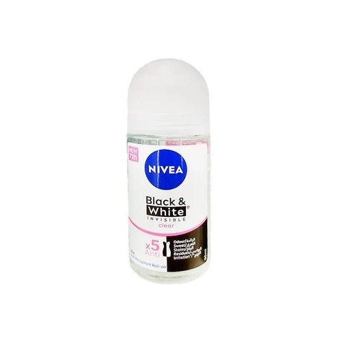 NIVEA Black & White Clear Deodorant Roll-On 50ml