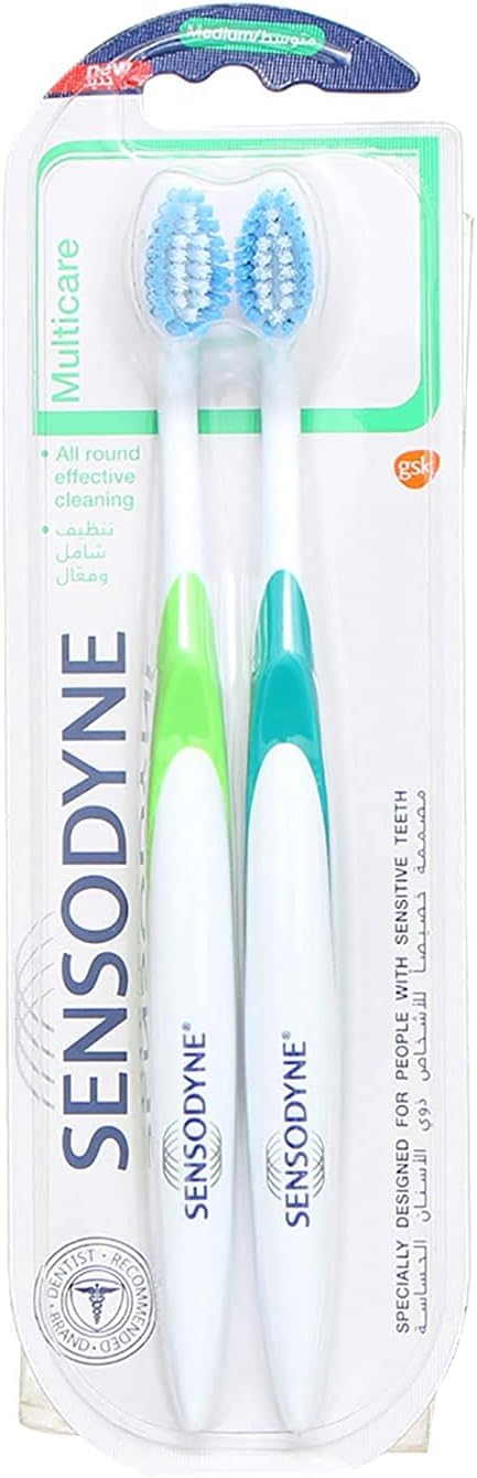 SENSODYNE MULT.CARE MEDIUM Toothbrush twin pack