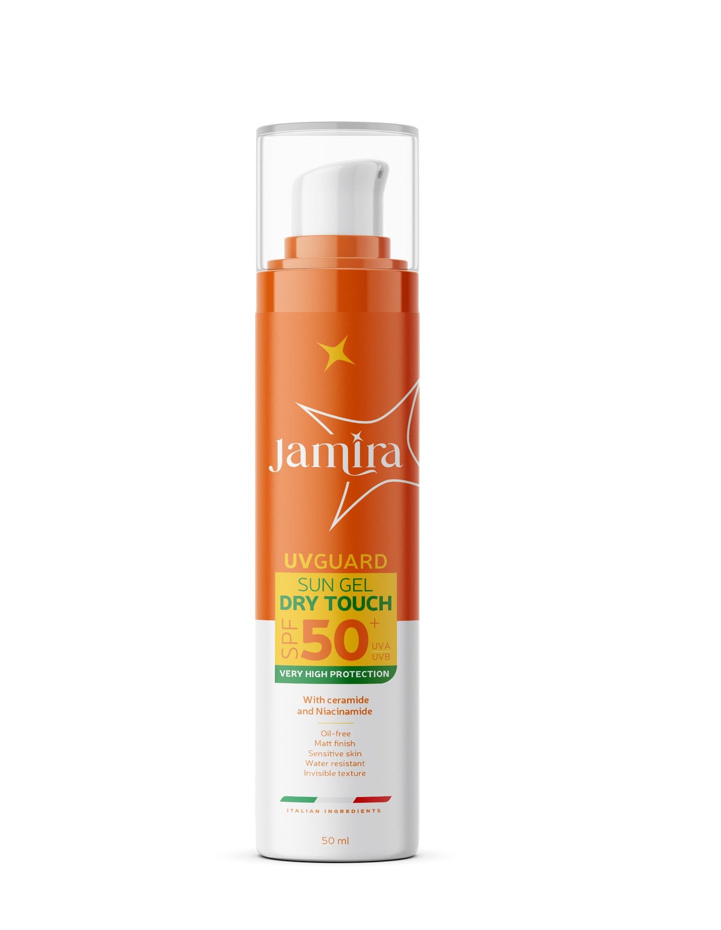 Jamira Sun Screen Gel SPF50 for oily skin