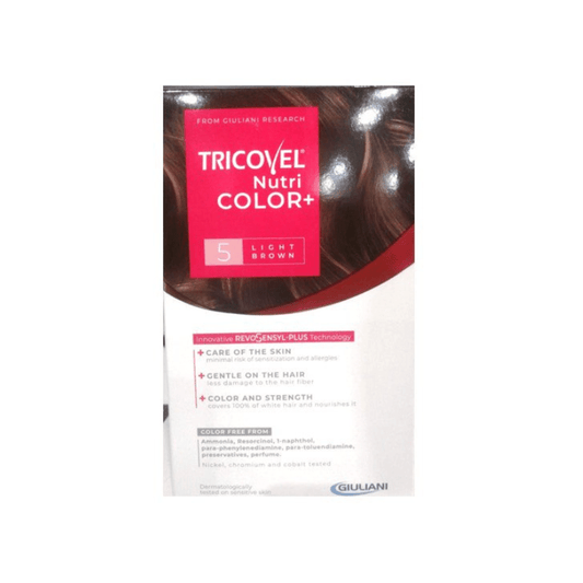 TRICOVEL NUTRI COLOR+ LIGHT BROWN NO/5