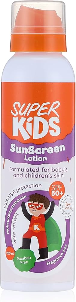 SUPER KIDS SUNSCREEN LOTION 200ML