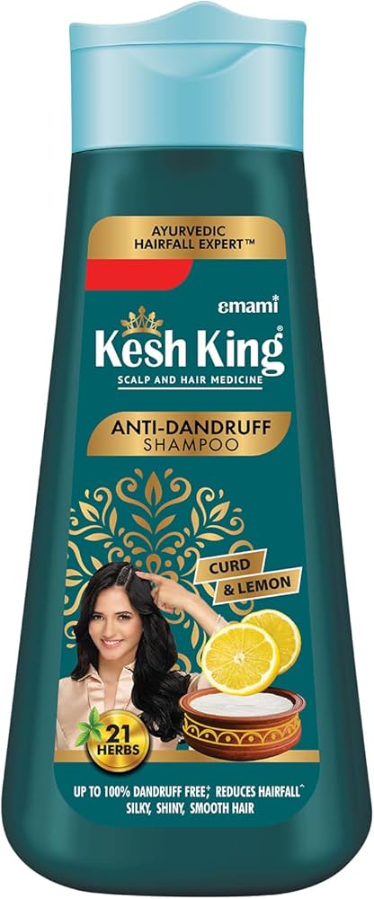 KESH KING ANTI-DANDRUFF SHAM. CURD&LEMON 100/OFF  600ML