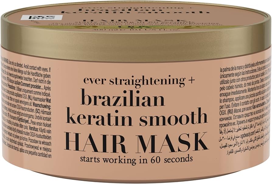 OGX BRAZILIAN KERATIN SMOOTH HR.MASK.300ML