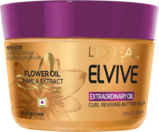 LOREAL ELVIVE EXTRAORDINARY OIL CURL REVIV BUTER BALM 250ML