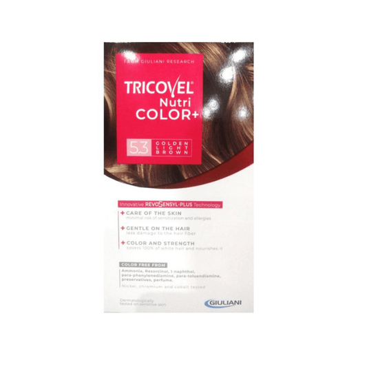 TRICOVEL NUTRI COLOR+ GOLDEN LIGHT BROWN NO/5.3