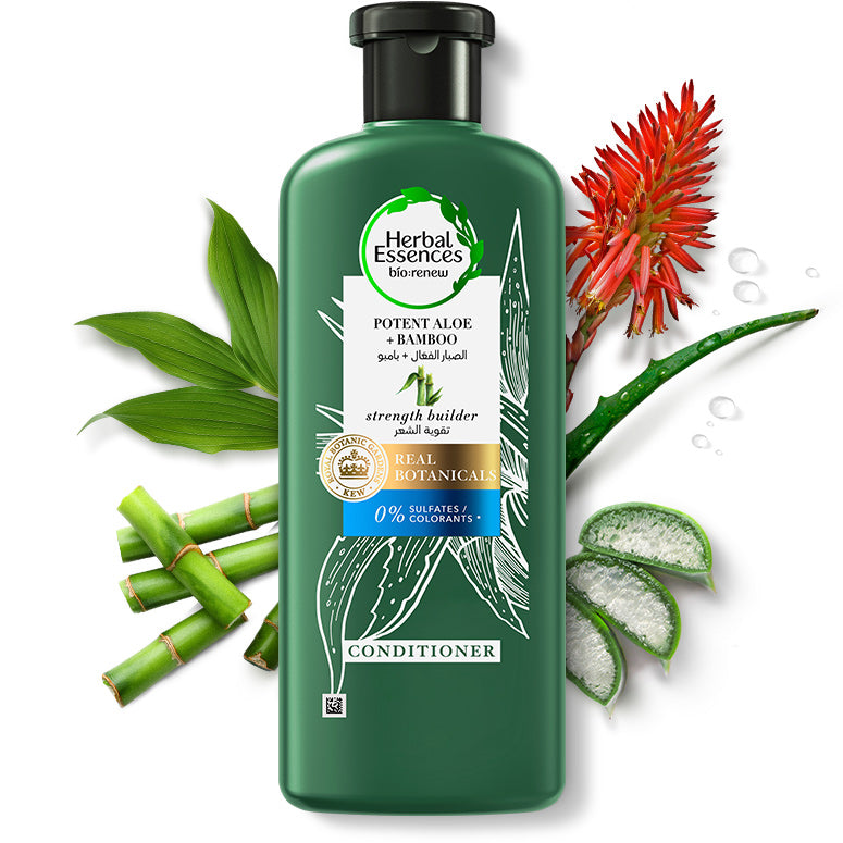 HERBAL ESSENCES POTENT ALOE+BAMBOO  COND .400ML