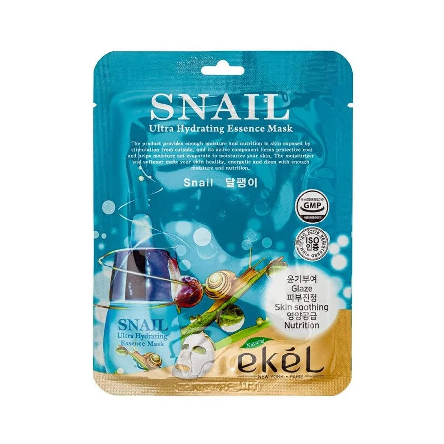 EKEL SNAIL  ULTRA HYDRATING ESSENCE SHEET MASK