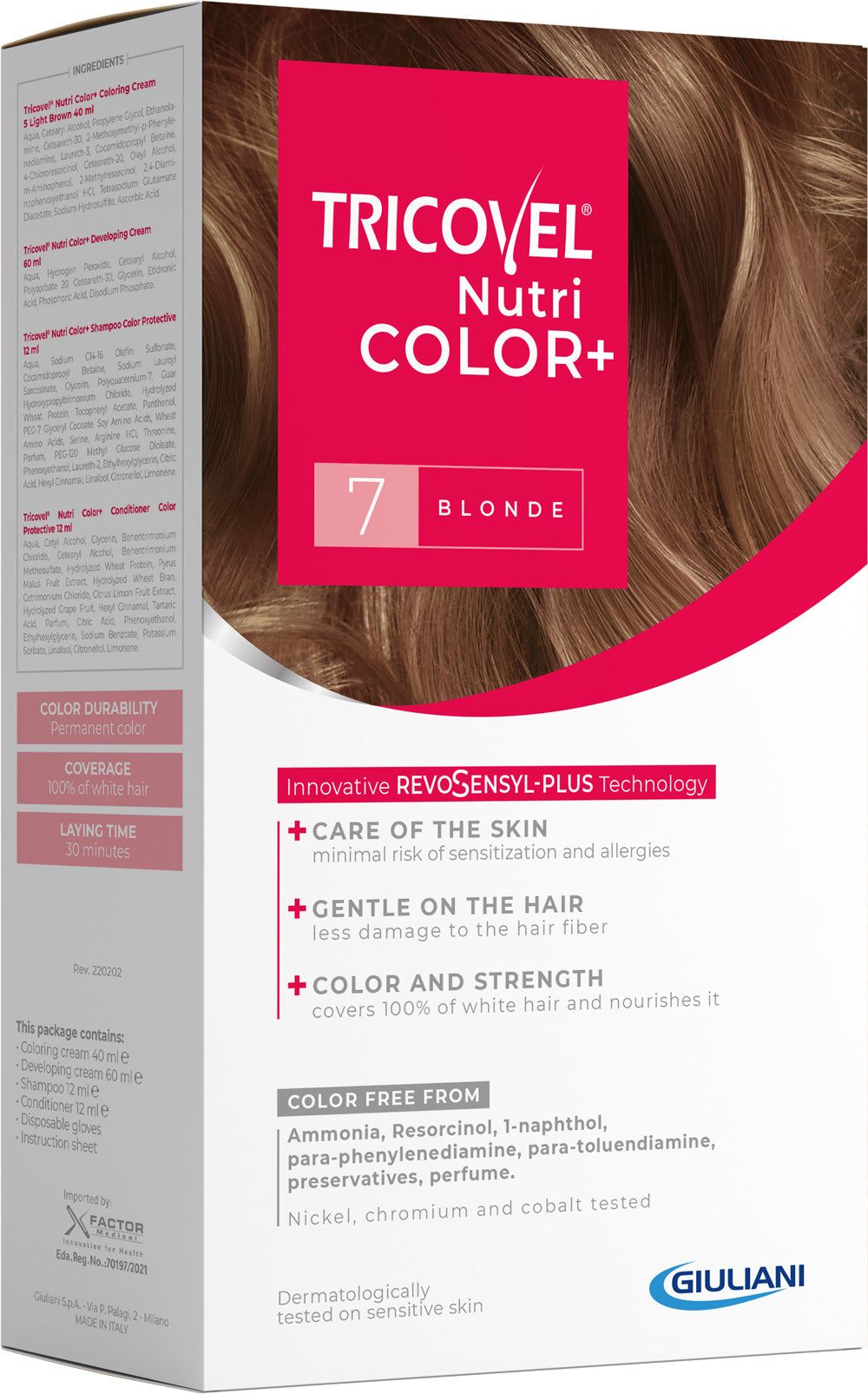 TRICOVEL NUTRI COLOR+  BLONDE NO/7