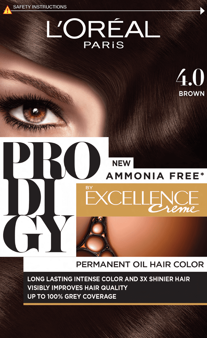 LOREAL PRODIGY HR COLOR CR /4.0 Hair Color