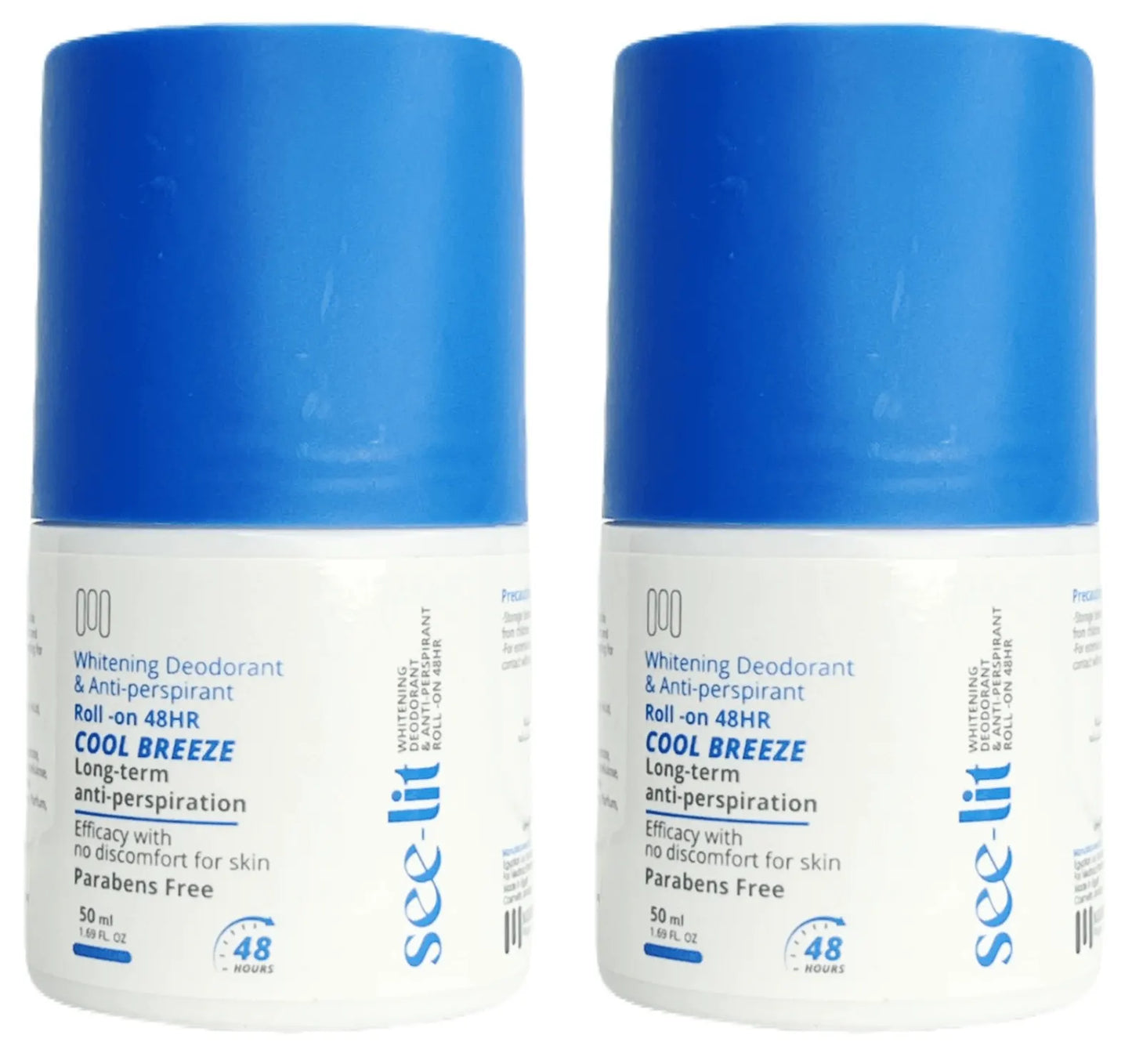 SEE-LIT DEO ROLL ON COOL BREEZE 50ML (1+1)
