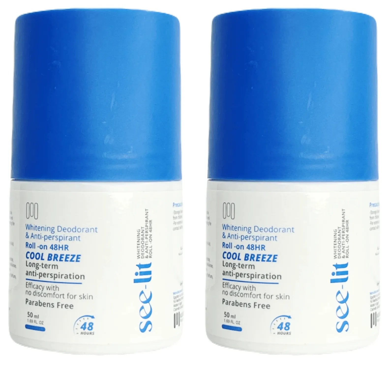 SEE-LIT DEO ROLL ON COOL BREEZE 50ML (1+1)