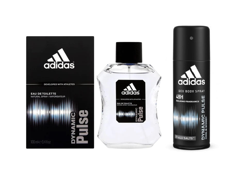 ADIDAS DYNAMIC PULSE EDT F/M 100M+BODY SPRAY 150ML@OFF