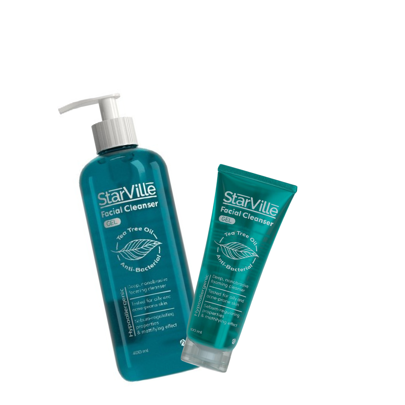 STARVILLE  F.CLEANSER.TEA TREE OIL.GEL 400ML@OFFER