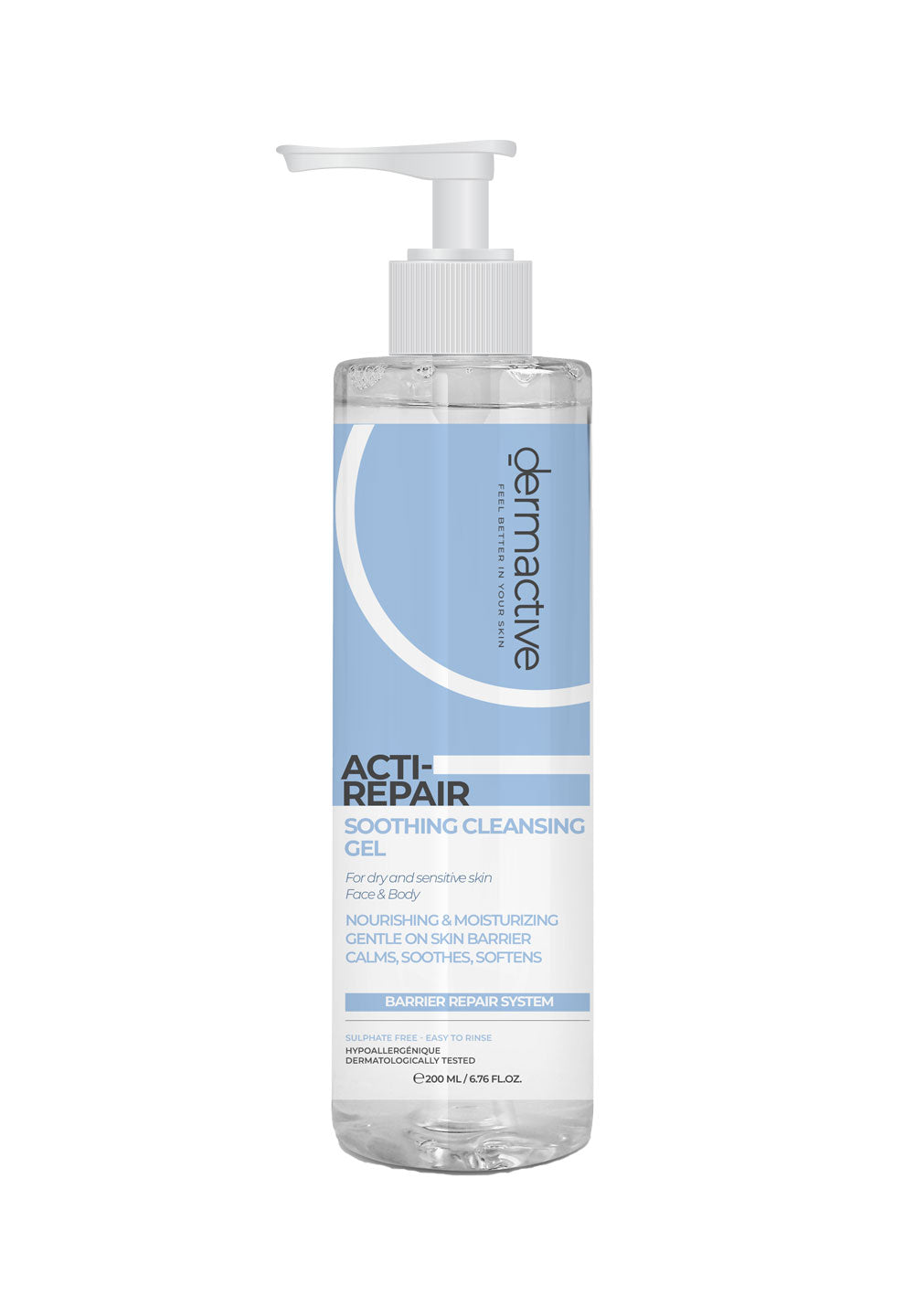 DERMACTIVE ACTI-REPAIR SOOTHING CLEANSING GEL 200ML