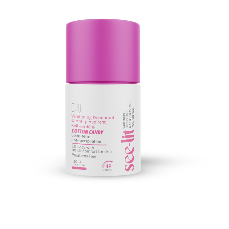 SEE-LIT DEO ROLL ON COTTON CANDY 50ML (1+1)
