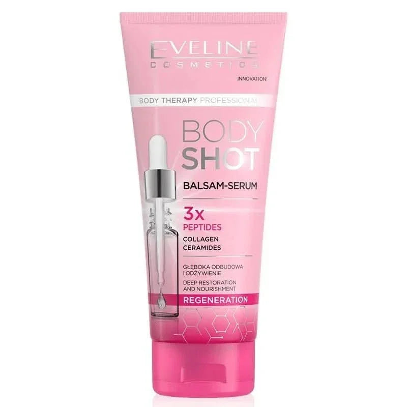 EVELINE BODY SHOT BALM SERUM 3*MULTI-PEPTIDE 200ML