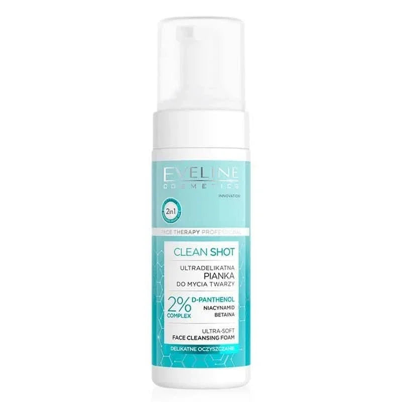 EVELINE CLEAN SHOT 2%COMP ULTRA-SOFT CLEANSR150ML