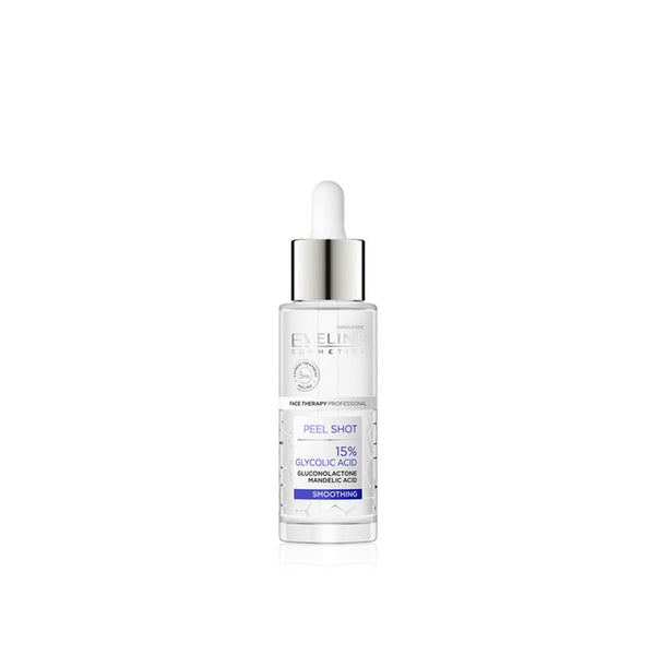 EVELINE PEEL SHOT 15%GLYCOLIC ACID SMOOTHIN  30 ML
