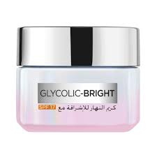 LOREAL GLYCOLIC-BRIGHT  (SPF17 )DAY CREAM 50ML