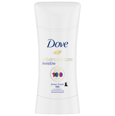 DOVE ADVANCED CARE SHEER FRESH DEODORANT STICK 74 GM