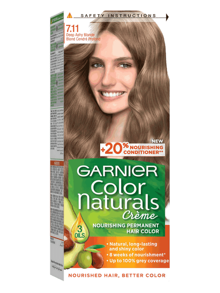 GARNIER COLOR NATURALS CREAM 7.11 DEEP ASHY BLONDE