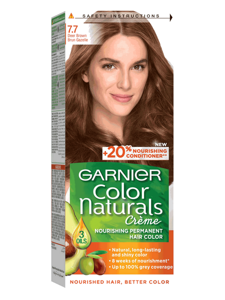 GARNIER COLOR NATURALS CREAM 7.7 DEER BROWN