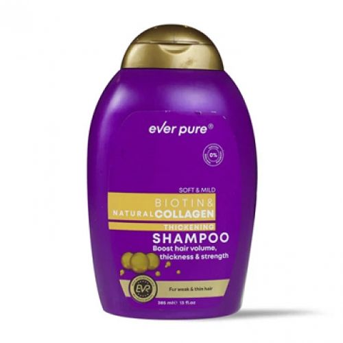 EVER PURE BIOTIN & COLLAGEN SHAMPOO 385 ML