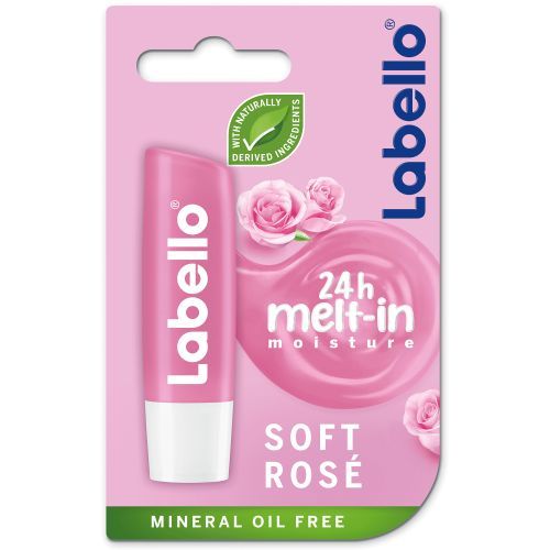 LABELLO LIP CARE SOFT ROSE 4.8 GM