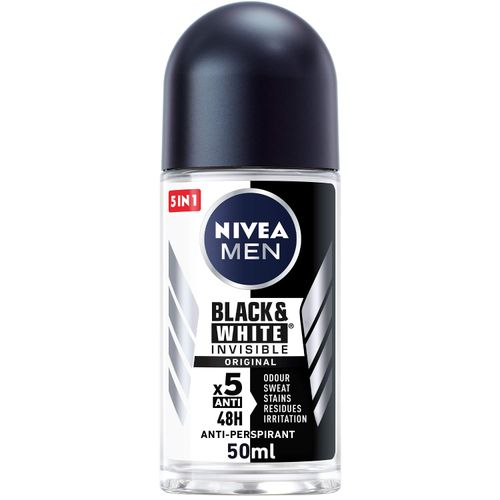 NIVEA BLACK & WHITE ORIGINAL DEODORANT ROLL ON FOR MEN 50 ML